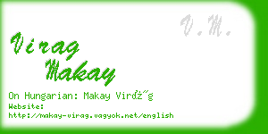 virag makay business card